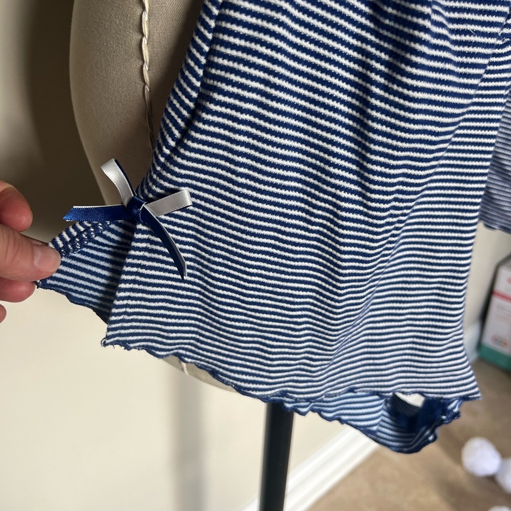 Savage X Fenty Blue Striped Pajama Set - Picture 6 of 10